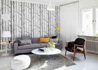 居間0.53*10Mのための有利な樺の木の現代取り外し可能な壁紙/壁紙