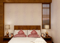 アジア様式によって浮彫りにされる白い壁紙、防水葉パターン壁紙