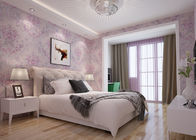寝室 0.53*10M のために浮彫りになる美しい花パターン国様式の壁紙