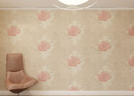 防水杏子花パターンが付いている無作法な様式の家の装飾の壁紙