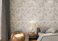 寝室のための花パターンが付いている防水ビニールの国様式の壁紙