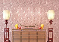 居間の現代取り外し可能な壁紙のピンクの藤色の分散は技術に玉を付けます