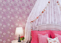 寝室の壁のための寝具部屋の紫色の現代取り外し可能な壁紙、防止湿気