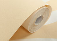 黄色く柔らかい通気性の非編まれた壁紙/家の装飾の壁紙