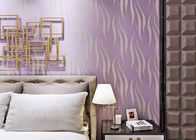 優雅な紫色の取り外し可能な壁紙、ホテルの現代壁カバー