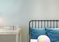 寝具部屋のための取り外し可能なポリ塩化ビニール青い色の現代浮彫りにされた壁紙