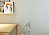 ベージュ色寝室のための非編まれたWallcoveringのペーパー、現代しまのある壁紙および居間