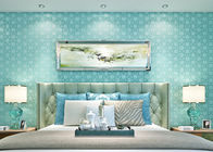 カドミウム緑の簡単な様式の子供の寝室の壁紙の現代壁カバー