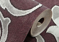 ダマスク織パターンEco可剥性友好的なポリ塩化ビニール材料が付いているビクトリア朝様式の壁紙