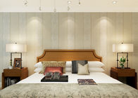 寝室、木製パターンのための現代的なしまのある壁紙/無作法な国の壁紙