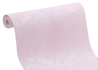 寝室のためのピンクの花パターン ヨーロッパ式の壁紙を群がらせること、居間