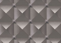 家の壁のために普及した3D効果の現代取り外し可能な壁紙正方形のモダンなデザインの壁紙