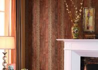 居間、玉石/木製の穀物パターンのためのヨーロッパ式の壁紙の家の装飾を防水して下さい