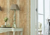 居間、玉石/木製の穀物パターンのためのヨーロッパ式の壁紙の家の装飾を防水して下さい