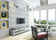 3Dポリ塩化ビニールの幾何学的な印刷の壁紙TVの背景の現代的な壁カバー
