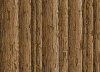環境友好的で自然な様式の古い木パターンが付いている耐久の洗濯できるビニールの壁紙
