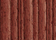 環境友好的で自然な様式の古い木パターンが付いている耐久の洗濯できるビニールの壁紙