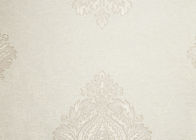 古典的なダマスク織パターン ポリ塩化ビニールの洗濯できるビニールの壁紙のヨーロッパ式の壁カバー