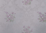 簡潔な欧州諸国様式の壁紙0.53*9.5Mを印刷する花のダマスク織