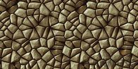 3D総本店の装飾のための石造りの織り目加工ポリ塩化ビニール韓国の設計壁紙1.06M