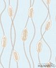 Suede Modern Vines Leaves Design Wallpaper 0.53*10M Nature Sense Kids Bedroom Decor