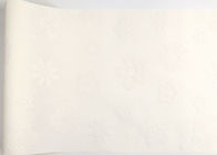 簡単で純粋な白の非編まれた壁紙現代様式の群の表面