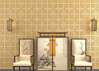 寝室の現代取り外し可能な壁紙の非編まれたWallcoveringを青銅色にする高い範囲