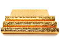 金ホイル材料、セリウムISOが付いている防水贅沢な装飾の壁紙は証明します