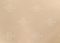 ブラウンのダマスク織は自然な植物繊維と防止ヨーロッパ式の壁紙の湿気を浮彫りにしました