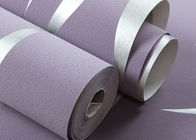 優雅な紫色の取り外し可能な壁紙、ホテルの現代壁カバー
