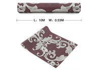 ダマスク織パターンEco可剥性友好的なポリ塩化ビニール材料が付いているビクトリア朝様式の壁紙
