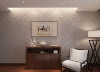 対称の花パターン、CSAが付いている浮彫りにされた居間3Dの家に壁紙は承認しました