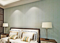 浮彫りにされた寝室ヨーロッパ式葉パターンが付いている接着剤の自己接着ビニールの壁紙無し