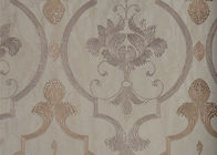 ヨーロッパのダマスク織の印刷によって浮彫りにされる洗濯できるビニールの壁紙0.53*9.5M