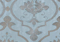 ヨーロッパのダマスク織の印刷によって浮彫りにされる洗濯できるビニールの壁紙0.53*9.5M